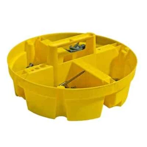NEW 10.25in 4-Compartment 5 Gal Pail Bucket Stacker Tools Compartment Organizer - Picture 1 of 7