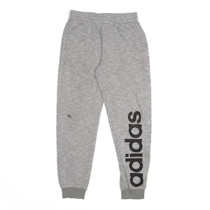 Adidas Mädchen Jogginghose Grau Straight L W26 L27 - Bild 1 von 6
