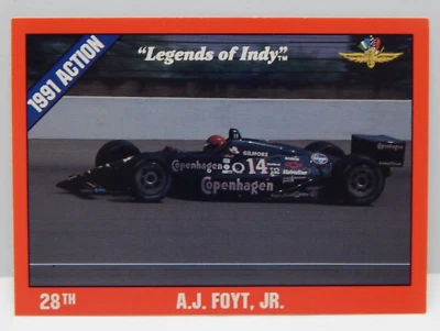 Indy 500 A.J. Foyt Jr. Legends Of Indy Trading Card - Image 1 of 2