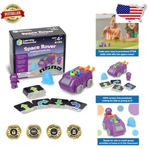 Engaging Space Rover Coding Activity Set - 23 Pieces, Perfect STEM Gift for 4+ - Picture 1 of 8