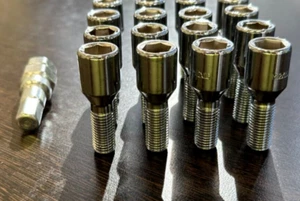 Tapered CHROME ALLEN Wheel Bolts 12x1.25 Qty20 - Picture 1 of 1