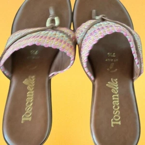 Toscanella Sandals, made in Italy - Size 7 1/2 - New / No Box - Picture 1 of 3