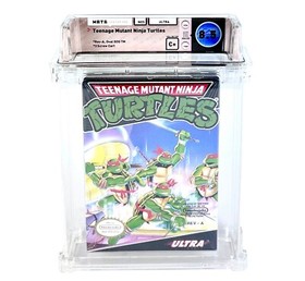 Nuovo NES Teenage Mutant Ninja Turtles TMNT sigillato in fabbrica WATA 8,5 grado cucitura ad H