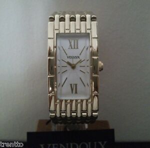 Reloj Vendoux mujer acero inoxidable dorado 3 atm water resistant MD13140