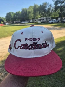 Vintage Phoenix Cardinals Sports Specialties Script NFL SnapBack Mütze RAR! - Bild 1 von 7