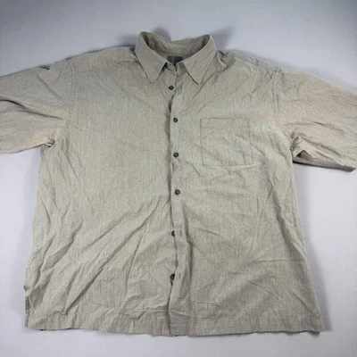 Dockers Recode Shirt Mens XL Gray Short Sleeve Button Up Pocket Classic Casual - Image 1 of 4