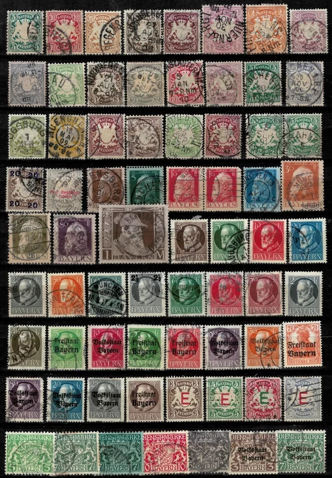 Antigua Alemania / Baviera Baviera 1870/1916 ☀ Colección usada Foto 1 de 1