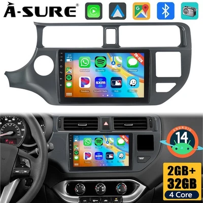 9" 2+32GB für Kia Rio 3 UB 2012-2014 Android 14 Autoradio GPS Navigation CarPlay - Bild 1 von 4