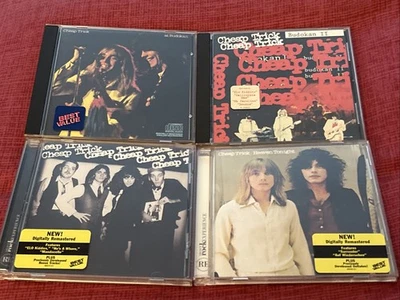 Cheap Trick 4 CD Lot (Debut, Heaven Tonight, At Budokan Vol. 1 & 2) Classic Rock - Image 1 of 2