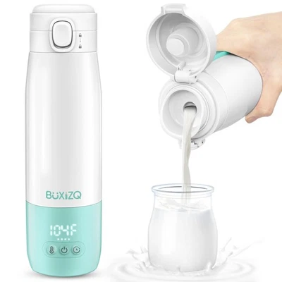 Portable Bottle Warmer for Travel,Portable Milk Warmer for Baby-12oz Ceramic - Image 1 of 4