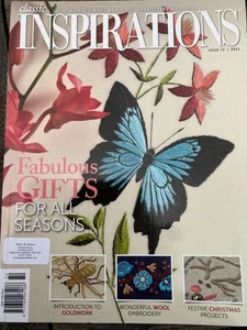 Classic Inspirations Embroidery Magazine Issue 72 Christmas Designs, Goldwork - Picture 1 of 14