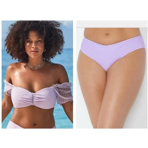 GABIFRESH X BADEANZÜGE FÜR ALLE MESH OVERLAY FLIEDER BIKINI 16-/18/E/F PLUS - Bild 1 von 8