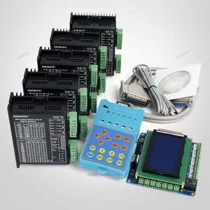 CNC Kit Standard 5 Axis With Keypad Display & EMA2-050D42 Stepper Drivers - Picture 1 of 12