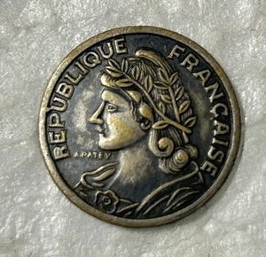 Vecchia Repubblica Francaise da collezione, moneta, medaglia, spilla, distintivo, pendente - Foto 1 di 3