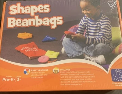 Educational Insights, Kids Shapes Beanbags, Ages 3+ New in plastic, Excellent - Image 1 of 4