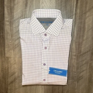 Twillory Performance Tailored Fit kariert Langarm Knopfleiste - 15,5 32/33 (M) - Bild 1 von 7