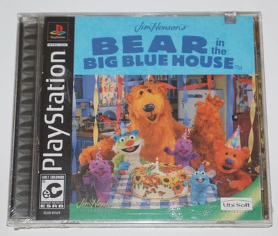 Jim Henson's Bear in the Big Blue House 2002 PlayStation Game SEALED NEW - Image 1 of 4