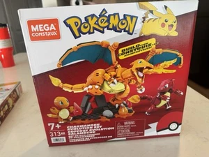 MEGA CONSTRUX POKEMON CHARMANDER EVOLUTION SET (313 PCS) - Picture 1 of 3