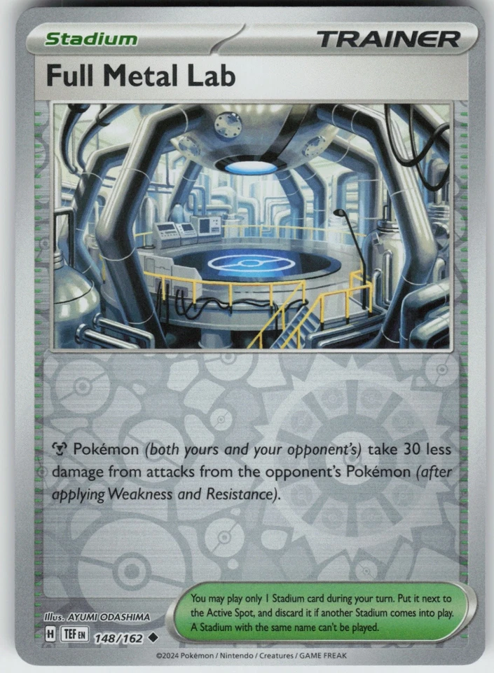 Reverse Holo Full Metal Lab 148/162 Uncommon SV05: Temporal Forces NM - Image 1 of 1