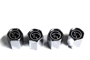 JAGUAR  LOGO - AIR VALVE STEM CAPS WHEEL TIRE CHROME - BRAND NEW in BOX! - Picture 1 of 1