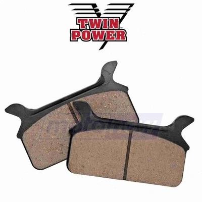Twin Power Front Organic Brake Pads for 2008-2016 Harley Davidson FLSTN fe - Image 1 of 4