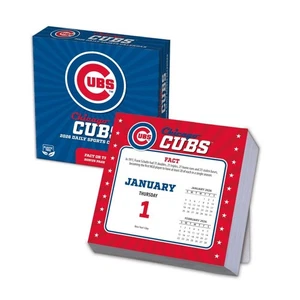 CHICAGO CUBS - CALENDARIO DE ESCRITORIO DIARIO 2026 - NUEVO - CON LICENCIA 53061 - Imagen 1 de 1