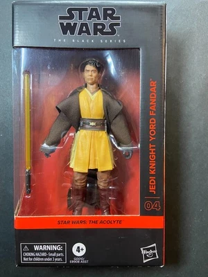 Star Wars The Black Series JEDI KNIGHT YORD FANDAR #04 The Acolyte 6” Figure NEW - Image 1 of 4