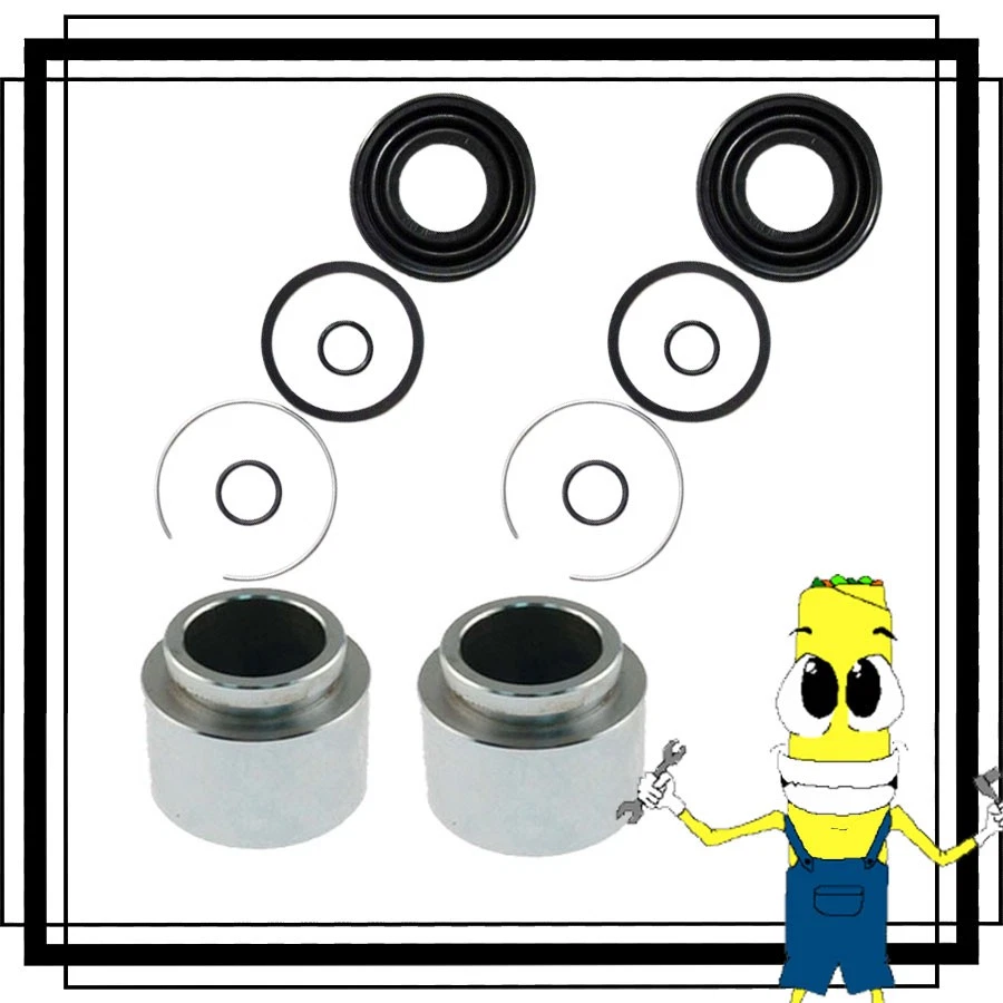 Kit de reparación de pistón de pinza de freno trasero para Mitsubishi 3000GT 1991-1999 TRACCIÓN DELANTERA Foto 1 de 1