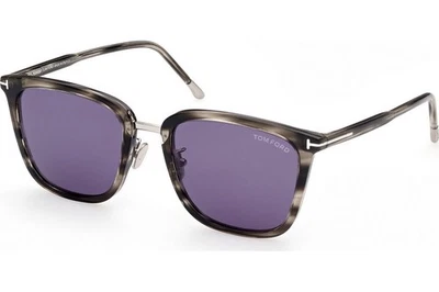 Óculos de sol TOM FORD FT0949-55V-55 tamanho 55mm 145mm 21 listras cinza ÓCULOS DE SOL NE - Imagem 1 de 4
