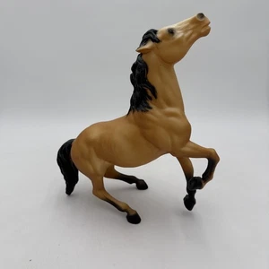 Breyer Horse #87 Diablo Buckskin Semi-Rearing Mustang Dark Loose Toy Figure - Picture 1 of 9