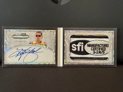 Kyle Busch - 2013 Press Pass Showcase Booklet Patch Auto Autograph 1/1 - Image 1 of 4