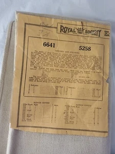 Vintage Royal Society Embroidery Lesson #6641 27 X 43 - Picture 1 of 11