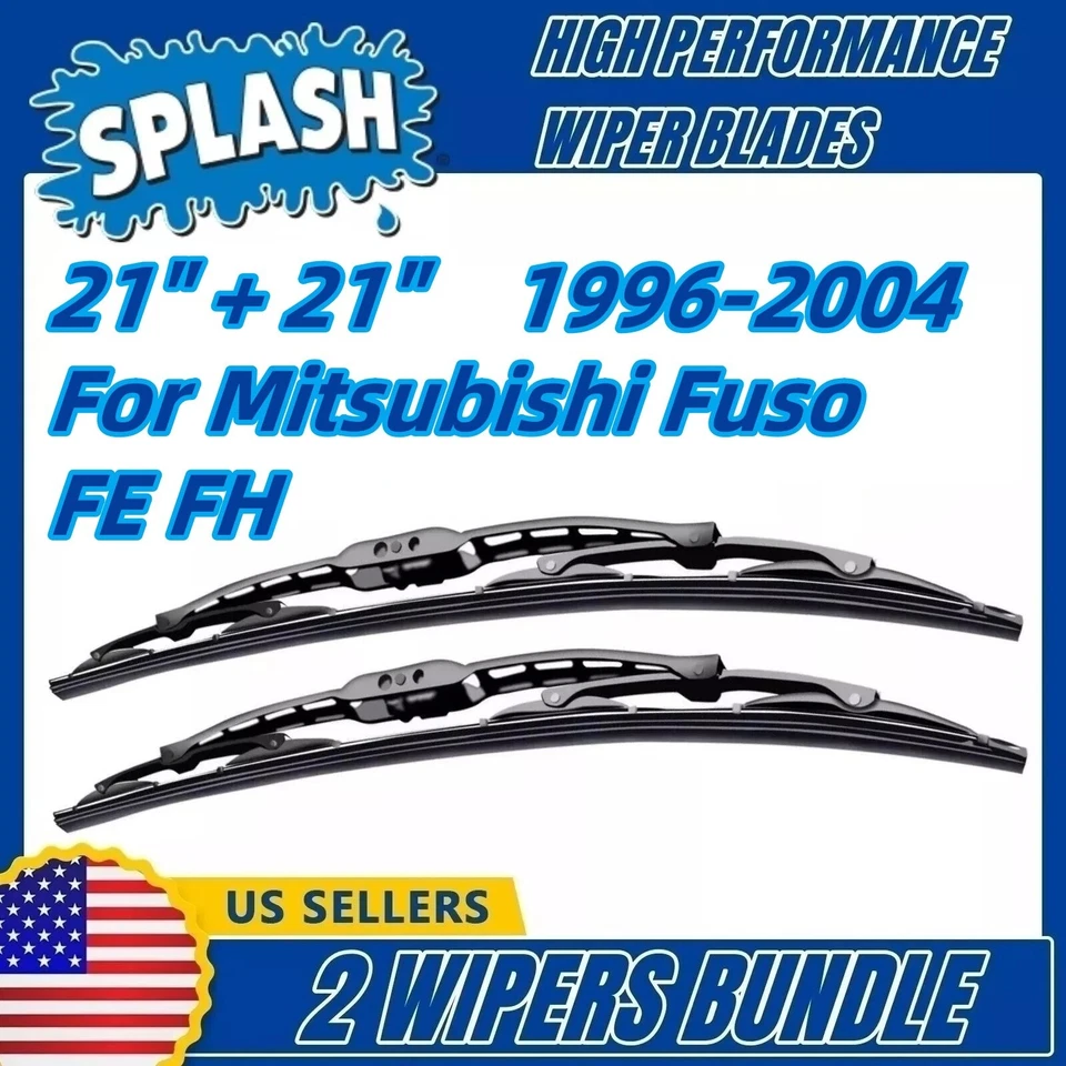 Paquete de 2 limpiaparabrisas Premium - apto para Mitsubishi Fuso FE FH Series 1996-2004 - 19210x2 Foto 1 de 4