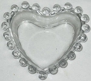 Imperial CANDLEWICK CRYSTAL 5 1/2" HEART ASHTRAY 400/173 - Picture 1 of 1