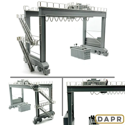 DAPR-OO Gauge Model Railway Scenery Kit-Dock Gantry Rail Mounted Container Crane