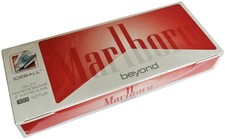 MARLBORO BEYOND.  100 Click on filter Capsule Menthol Cigarette Tubes 