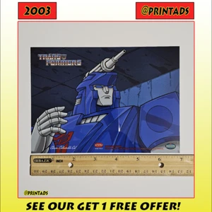 🤖 2003 Blurr Large Transformers Animation Art Cel Card! 🔥 - Picture 1 of 1