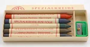Vintage Schwan Stabilo Spezial Kreide für Folie – Justus Perthes chalk for foil - Bild 1 von 2
