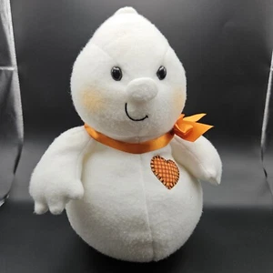 Hallmark Peluche Fantasma Cuadros Corazón Halloween Aprox 12" Alto Arco Naranja - Imagen 1 de 7
