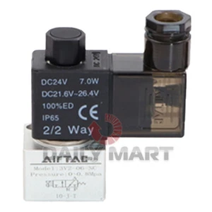 New In Box AIRTAC 3V2-06-NC 3V206NCB Vacuum Solenoid Valve #F9 - Bild 1 von 4