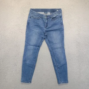J. Jill Jeans Womens Size 8 Petite Blue Leggings 5 Pocket Comfort Casual Denim - Picture 1 of 16