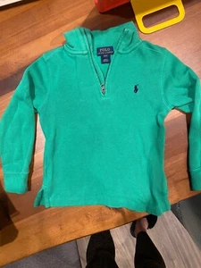 Kids Polo Ralph Lauren Quarter Zip Sweater 4T - Picture 1 of 2
