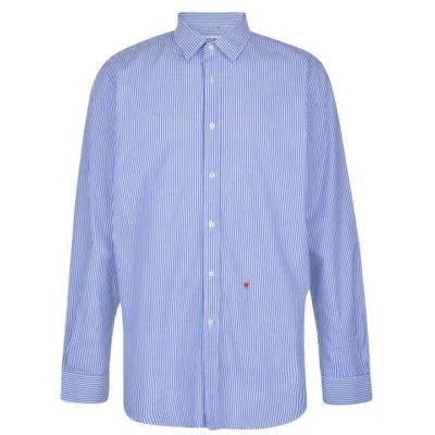 MOSCHINO X3B SHIRT – BLUE AND WHITE STRIPED - 39/40" CHEST - BNWT - Image 1 of 4