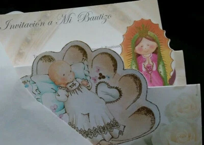Invitaciones de,A Mi Bautizo (invitaciones de bautizo al bautizo español), Favores  Foto 1 de 4