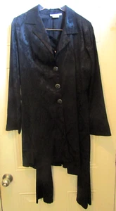 Conjunto de 2 piezas de traje pantalón de mercado negro de la Casa Blanca chaqueta larga para mujer talla S - Imagen 1 de 13