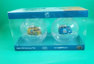 M2 Machines 1960 VW Delivery Van Christmas Ornaments, 2 Pk, Walmart Excl. EMPI - Picture 1 of 6