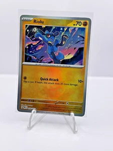 Riolu (Poke Ball Pattern) 050/131 Prismatic Evolutions Holo - Picture 1 of 2