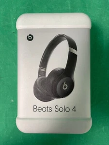Beats Solo 4 Wireless On-Ear Headphones - Matte Black (MUW23LL/A) - Picture 1 of 5