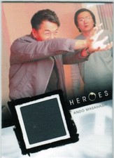 HEROES ARCHIVES COSTUME CARD -  Costume Material from James Kyson Lee as Ando