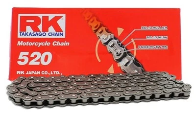 Kette Von Übertragung Motorrad Cross Enduro RK Schritt 520 120 Gitter Sw Offroad - Bild 1 von 2